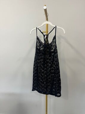 Black Lace Slip Dress Lingerie